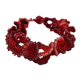 Frilly Floral Bracelet
linked chain