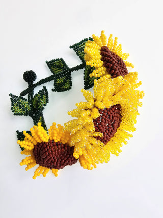 Velvet Sunflower Bracelet