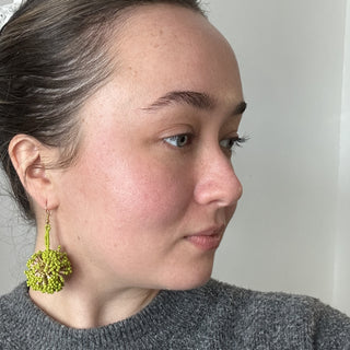 Cheerleader Pom-Pom Earrings