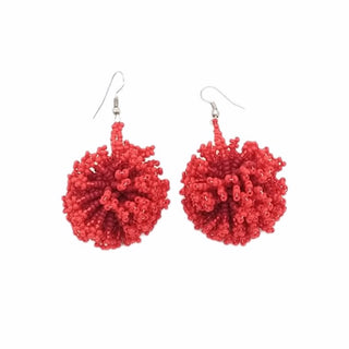 Cheerleader Pom-Pom Earrings