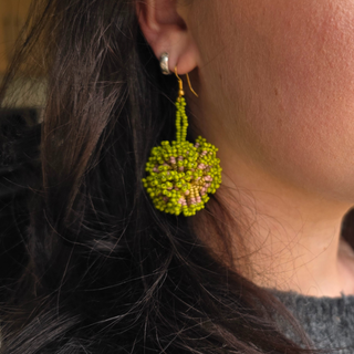 Cheerleader Pom-Pom Earrings