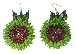 Velvet Sunflower Earrings