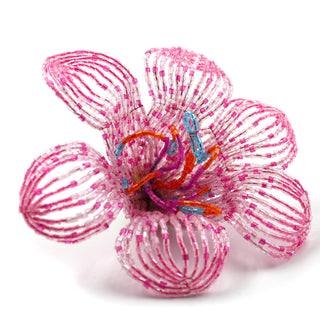 Pink Lily Hair Clip