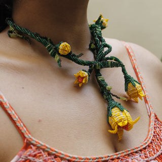 Daffodil Cascade Necklace