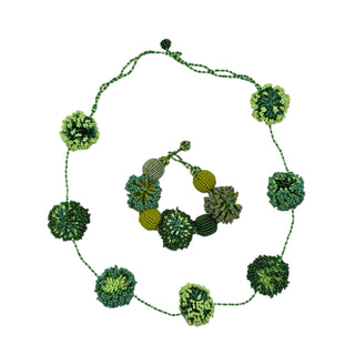 Cheerleader Pom-Pom Necklace