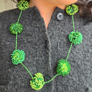 Cheerleader Pom-Pom Necklace