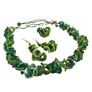 Frilly Floral Necklace