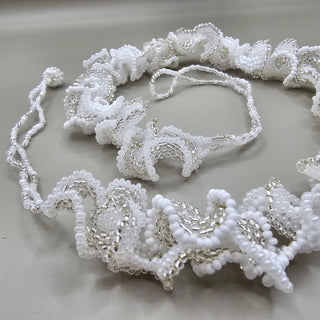 Frilly Floral Necklace