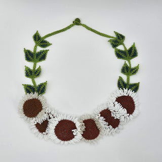 Velvet Sunflower Necklace